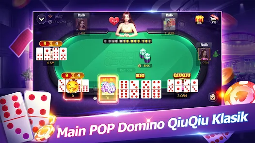 Domino Qiu Qiu tại casino Debet