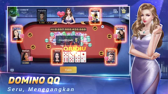 Domino Qiu Qiu tại casino Debet