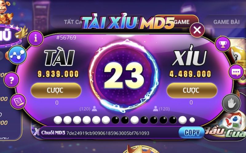 Tài Xỉu MD5 Debet 